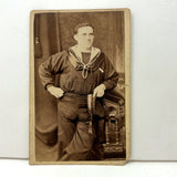Scottish Sailor with Very Stuffed Pants, T. Gilfillan Glasgow CDV, Late 19th Century