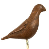 Antique Carved Burl Wood Bird, Presumed  Native American Woodlands, Ex. Axtell Collection
