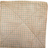 Line, Color, Pattern: Stack of Three Old Handmade Quilted Pot Holders, Found Together