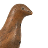 Antique Carved Burl Wood Bird, Presumed  Native American Woodlands, Ex. Axtell Collection