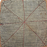 Line, Color, Pattern: Stack of Three Old Handmade Quilted Pot Holders, Found Together