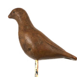 Antique Carved Burl Wood Bird, Presumed  Native American Woodlands, Ex. Axtell Collection