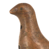 Antique Carved Burl Wood Bird, Presumed  Native American Woodlands, Ex. Axtell Collection