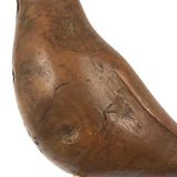 Antique Carved Burl Wood Bird, Presumed  Native American Woodlands, Ex. Axtell Collection