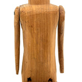 Tall and Wide Eyed Articulated Figure with Little Mouth and Ached Eyebrows