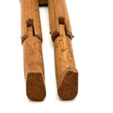 Tall and Wide Eyed Articulated Figure with Little Mouth and Ached Eyebrows