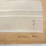Very Lovely 1939-40 French Sewing Samples Notebook in Wonderful Hand-sewn Cover