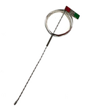 Another Charming Old Wire Spinning Toy, Interlocking Rings in Red and Green