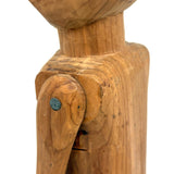 Tall and Wide Eyed Articulated Figure with Little Mouth and Ached Eyebrows