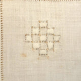 Very Lovely 1939-40 French Sewing Samples Notebook in Wonderful Hand-sewn Cover