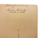 Mourning Flowers for Joseph G. Pickett, Aged 16 Years, 10 Mos, 25 Days, 1896 Albumen Cabinet Card