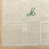 Very Lovely 1939-40 French Sewing Samples Notebook in Wonderful Hand-sewn Cover
