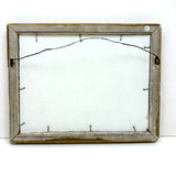 Early 19th Century Ink and Graphite Drawing of Hotel with Church on Horizon in Lemon Gold Frame