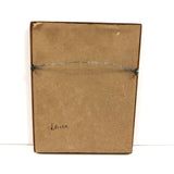 Laura, Twice Removed -- Antique Photo of Cut Paper Silhouette in Original Frame