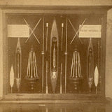 Double Expansion Twist Shuttle Spindles Display, Boston Mechanics Fair, Gorgeous 1873 Albumen Stereoview
