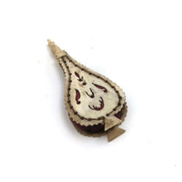 Intricate 19th C. Bellows Shaped Bone Pin Keep