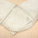 Very Lovely 1939-40 French Sewing Samples Notebook in Wonderful Hand-sewn Cover