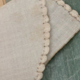 Very Lovely 1939-40 French Sewing Samples Notebook in Wonderful Hand-sewn Cover
