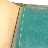 Very Lovely 1939-40 French Sewing Samples Notebook in Wonderful Hand-sewn Cover