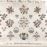 Remember Me When I am Dead, Susannah Hipple's 1848 Pennsylvania German Cross Stitch Sampler