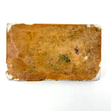 Most Charming, Very Scarce Old Chalkware Halloween Mold in Best Soft Orange Paint