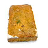Most Charming, Very Scarce Old Chalkware Halloween Mold in Best Soft Orange Paint
