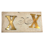 Antique Envelope of 14 Golden X's is