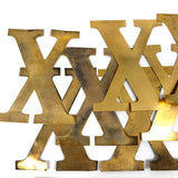 Antique Envelope of 14 Golden X's is