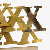 Antique Envelope of 14 Golden X's is