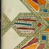 Bold and Bright 19th Century Mandala-like Watercolor with Pattern Everywhere