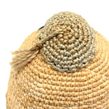 Very Finely Crocheted, Hard-Shell Old Folk Art Humpty Dumpty...Rattle!