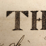 SOLD Religion is the Daughter of H<a>even [sic], Early Penmanship Exercise with Charming Mistakes and Corrections