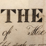 SOLD Religion is the Daughter of H<a>even [sic], Early Penmanship Exercise with Charming Mistakes and Corrections