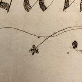 SOLD Religion is the Daughter of H<a>even [sic], Early Penmanship Exercise with Charming Mistakes and Corrections