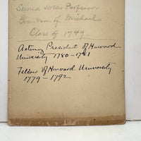 Edward Wigglesworth, President of Harvard University, Cabinet Card Photo of Portrait Painting