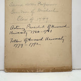 Edward Wigglesworth, President of Harvard University, Cabinet Card Photo of Portrait Painting