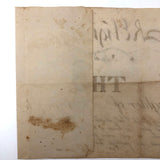 SOLD Religion is the Daughter of H<a>even [sic], Early Penmanship Exercise with Charming Mistakes and Corrections