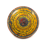 Old Tin Spinning Top with Excellent Hand-Painted Color