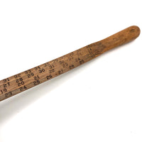 Old Lufkin Wood and Brass 36 Inch Logging Rule