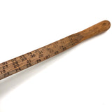 Old Lufkin Wood and Brass 36 Inch Logging Rule