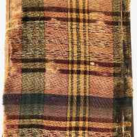 1849 David Tower "The Gradual Primer" in Wonderful Homespun Wool Plaid Wrap