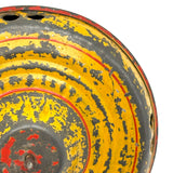 Old Tin Spinning Top with Excellent Hand-Painted Color