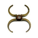 Satisfying Antique Brass and Copper Watchmaker's 3 Inch Double Calipers