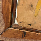 George W. Gruber's Double-sided Antique Pennsylvania Fraktur Type Watercolor with Birds and Flowers