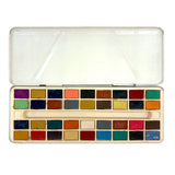 Barely Touched c. 1940s Kopy Kat 36 Color Watercolor Paint Set