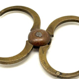 Satisfying Antique Brass and Copper Watchmaker's 3 Inch Double Calipers