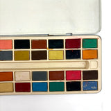 Barely Touched c. 1940s Kopy Kat 36 Color Watercolor Paint Set