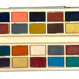 Barely Touched c. 1940s Kopy Kat 36 Color Watercolor Paint Set