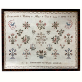 Remember Me When I am Dead, Susannah Hipple's 1848 Pennsylvania German Cross Stitch Sampler