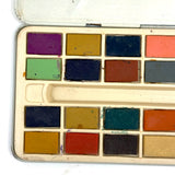 Barely Touched c. 1940s Kopy Kat 36 Color Watercolor Paint Set